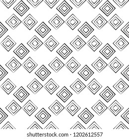 Black and white rhombuses pattern.