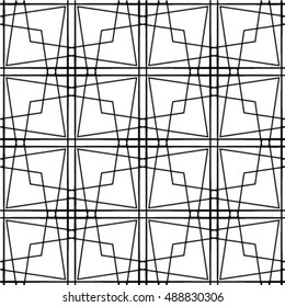 Black and white rhombuses pattern.