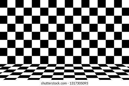 black and white room background