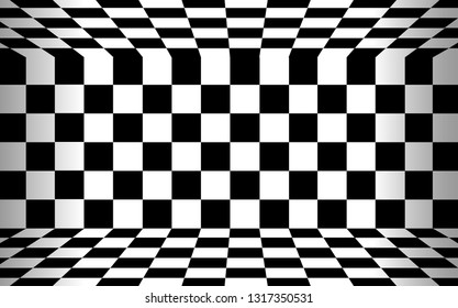 black and white room background