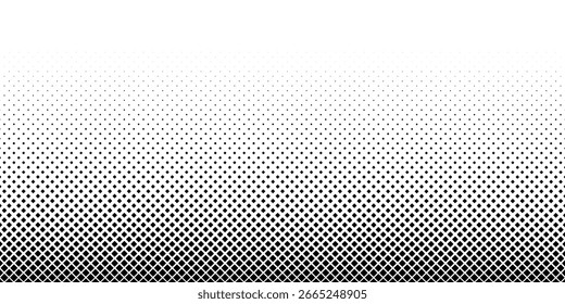 Black and white rounded square pattern design background. Vector illustration.