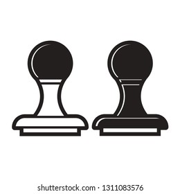 black and white rubber stamp or seal  vector illustration