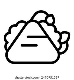 Black and white sandwich line art icon vector illustration for web. Mobile. App. User interface. Perfect for restaurant. Diner. Cafe. Editable. Scalable. Digital download. Gourmet