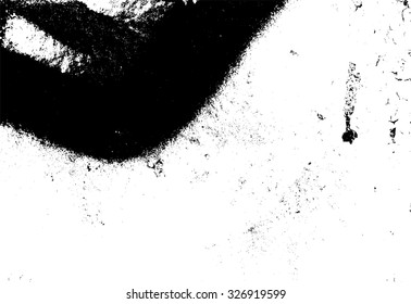 Black and white scratches abstract background vector