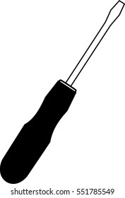 Black and white screwdriver tool