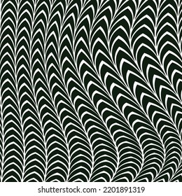 black and white sealmess wave pattern design