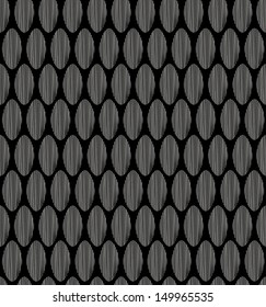 Black and white seamless abstract linear pattern. Decorative endless geometrical texture, Template for design textile, covers, package, wrapping paper