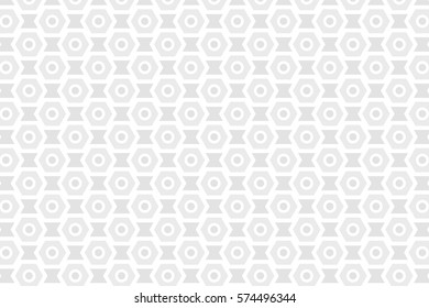 Black and white seamless abstract mechanic cell vintage texture. Vector illustration