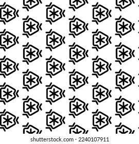 Black and white seamless abstract pattern. Background and backdrop. Grayscale ornamental design. Mosaic ornaments. Vector graphic illustration. EPS10.