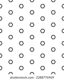 Black and white seamless abstract pattern. Background and backdrop. Grayscale ornamental design. Mosaic ornaments. Vector graphic illustration. EPS10.