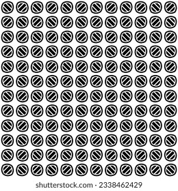 Patrón abstracto sin fisuras en blanco y negro. Fondo y fondo. Diseño ornamental a escala de grises. Ornamentos mosaicos. Ilustración gráfica vectorial. EPS10.