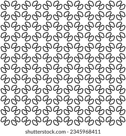 Patrón abstracto sin fisuras en blanco y negro. Fondo y fondo. Diseño ornamental a escala de grises. Ornamentos mosaicos. Ilustración gráfica vectorial. EPS10.
