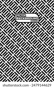 Black and white seamless abstract pattern. Background and backdrop. Grayscale ornamental design. Mosaic ornaments. Vector graphic illustration. 
