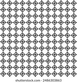 Patrón abstracto sin costuras blanco y negro. Fondo y telón de fondo. Diseño ornamental en escala de grises. Adornos en mosaico. Ilustración gráfica Vector. EPS10.