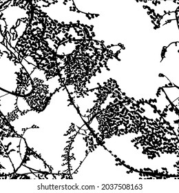 Black and white seamless abstract vector textured background with marble spotted graphics effect. Contemporary home textile, bedding, fabric, wallpaper, wall panel, poster, web banner.