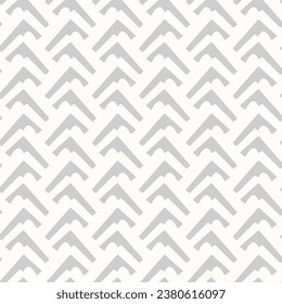 Black and white seamless background with a geometrical ornament.  Vector illustration  