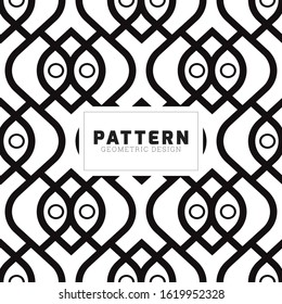 Black and White Seamless Background Graphic Pattern - Wallpaper