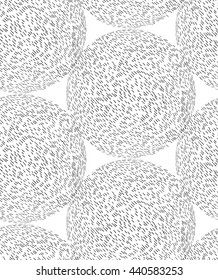 Black and white seamless background. Graphic seamless texture. The circular elements. Inclined line. Seamless background. Repeated pattern. Abstract graphic background. Background for your blog.