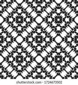 Fondo transparente blanco y negro. Ornamento paisley. Dibujo. Ikat. Ilustración vectorial para diseño web o impresión.