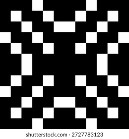 Juego de agujeros de puntos de tablero de ajedrez sin costuras en blanco y negro Fondo de pantalla Arte de crossworld.