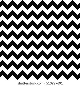 Black and white seamless chevron pattern background