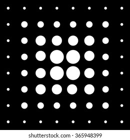  Black and white seamless circle background