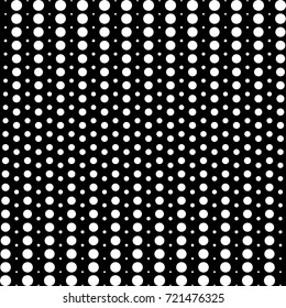 Black and white seamless dot pattern vector