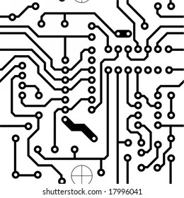 black and white seamless electric scheme
