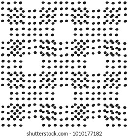 Black and White Seamless Ethnic Pattern. Vintage, Grunge, Abstract Tribal Background for Textile Design, Wallpaper, Surface Textures, Wrapping Paper