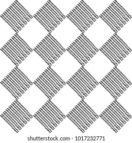 Black and White Seamless Ethnic Pattern. Vintage, Grunge, Abstract Tribal Background for Textile Design, Wallpaper, Surface Textures, Wrapping Paper