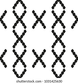Black and White Seamless Ethnic Pattern. Vintage, Grunge, Abstract Tribal Background for Textile Design, Wallpaper, Surface Textures, Wrapping Paper