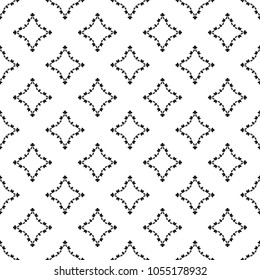 Black and White Seamless Ethnic Pattern. Vintage, Grunge, Abstract Tribal Background for Textile Design, Wallpaper, Surface Textures, Wrapping Paper