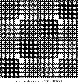 Black and White Seamless Ethnic Pattern. Vintage, Grunge, Abstract Tribal Background for Textile Design, Wallpaper, Surface Textures, Wrapping Paper