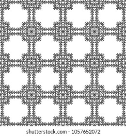 Black and White Seamless Ethnic Pattern. Tribal. Vintage, Grunge, Abstract Tribal Background for Surface Design, Textile, Wallpaper, Surface Textures, Wrapping Paper