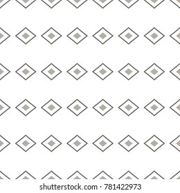 Black and White Seamless Ethnic Pattern. Vintage, Grunge, Abstract Tribal Background for Textile Design, Wallpaper, Surface Textures, Wrapping Paper