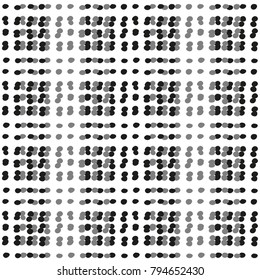 Black and White Seamless Ethnic Pattern. Vintage, Grunge, Abstract Tribal Background for Textile Design, Wallpaper, Surface Textures, Wrapping Paper
