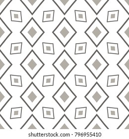Black and White Seamless Ethnic Pattern. Vintage, Grunge, Abstract Tribal Background for Textile Design, Wallpaper, Surface Textures, Wrapping Paper