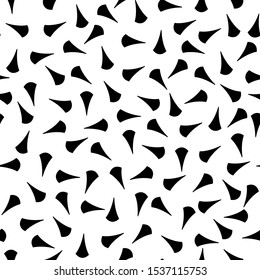 Black and white seamless geometric pattern. Abstract background texture.