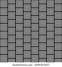 Black and white seamless geometric pattern, great design for any purposes.