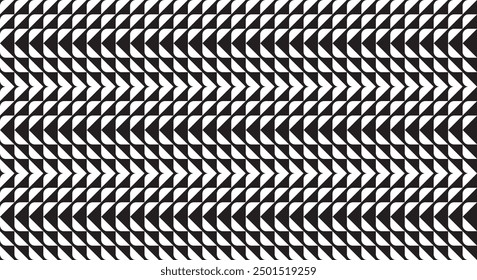 Modelo geométrico inconsútil blanco y negro en la forma de un cuarto de círculo