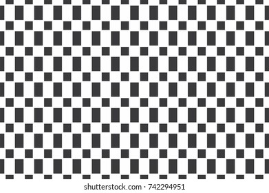 Black and white seamless geometric pattern