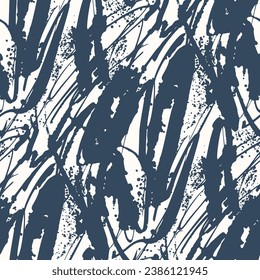 Schwarz-Weiß-Muster für nahtlose Grunge. Vektorgrafik