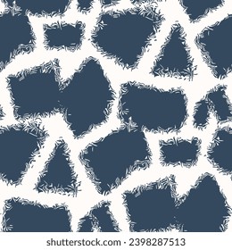 Black and white seamless grunge pattern. Vector illustration