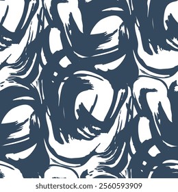 Black and white seamless grunge pattern. Vector illustration