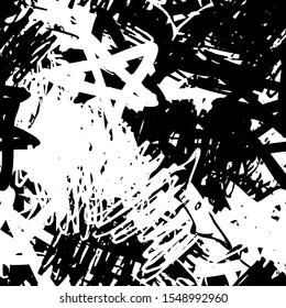 Black and white seamless grunge texture