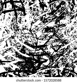 Black and white seamless grunge texture