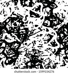 Black and white seamless grunge texture