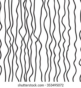 Black and white seamless hand drawn texture designs for backgrounds, vector illustration patterns.