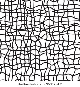 Black and white seamless hand drawn texture designs for backgrounds, vector illustration patterns.