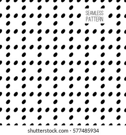 Black and white seamless hand drawn texture. Cell pattern. Vector illustration eps10.